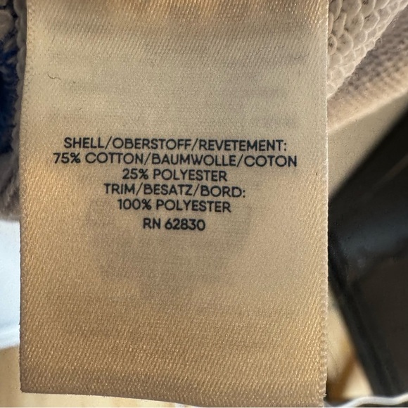 Draper James X Lands End Men’s 1/4 Snap Blue Gingham Coastal Pullover Size XL - Picture 7 of 7